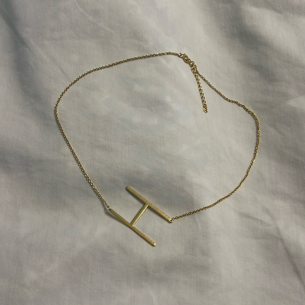 Anthropologie H Necklace